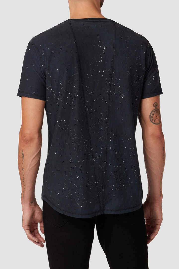 Hudson Jeans Anderson Reversed Elongated Tee Men's 7 Hudson Jeans Anderson Reversed Elongated Tee Men's