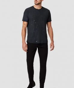 Hudson Jeans Anderson Reversed Elongated Tee Men's 15 Hudson Jeans Anderson Reversed Elongated Tee Men's