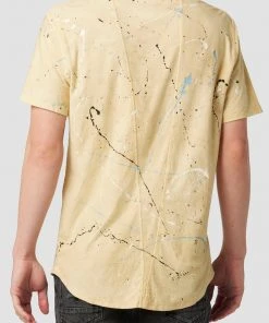 Hudson Jeans Men's Anderson Reversed Elongated Tee