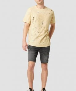 Hudson Jeans Men's Anderson Reversed Elongated Tee