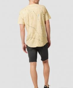 Hudson Jeans Men's Anderson Reversed Elongated Tee