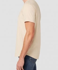 Hudson Jeans Anderson Reversed Elongated Tee Men's 13 Hudson Jeans Anderson Reversed Elongated Tee Men's
