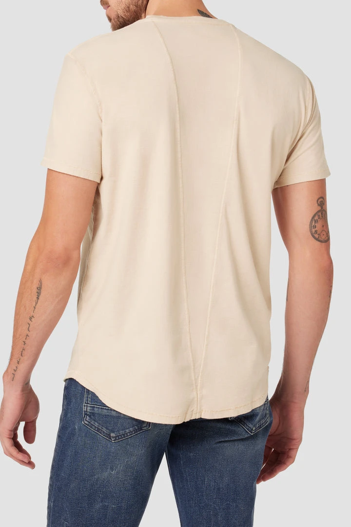 Hudson Jeans Anderson Reversed Elongated Tee Men's 7 Hudson Jeans Anderson Reversed Elongated Tee Men's