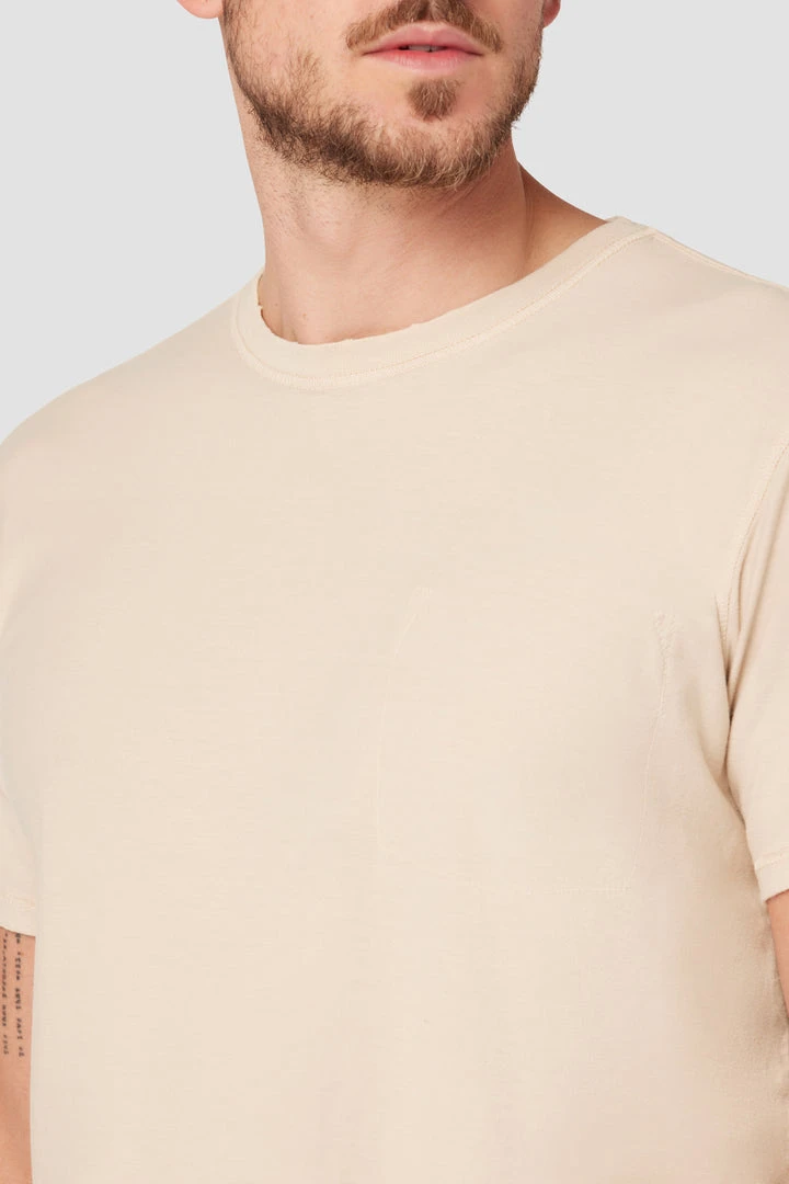 Hudson Jeans Anderson Reversed Elongated Tee Men's 8 Hudson Jeans Anderson Reversed Elongated Tee Men's