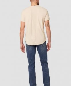 Hudson Jeans Anderson Reversed Elongated Tee Men's 17 Hudson Jeans Anderson Reversed Elongated Tee Men's