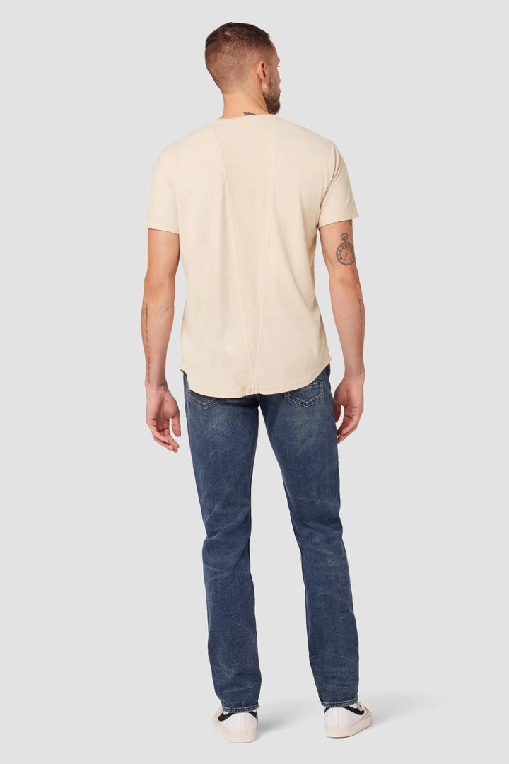 Hudson Jeans Anderson Reversed Elongated Tee Men's 10 Hudson Jeans Anderson Reversed Elongated Tee Men's