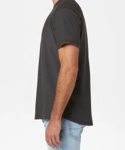 Hudson Jeans Anderson Reversed Elongated Tee