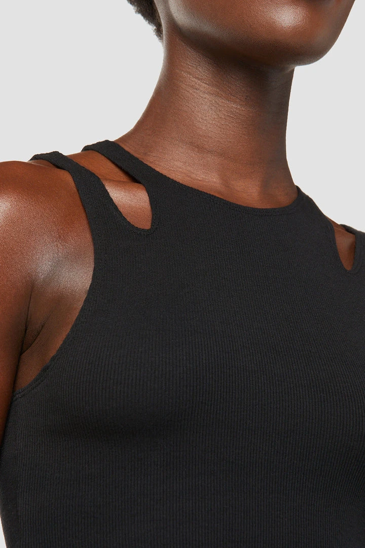 Hudson Jeans Cut Out Tank Women's 9 Hudson Jeans Cut Out Tank Women's