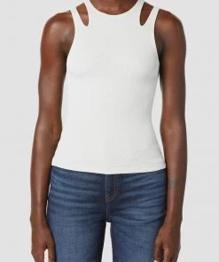 Hudson Jeans Cut Out Tank Women's 10 Hudson Jeans Cut Out Tank Women's