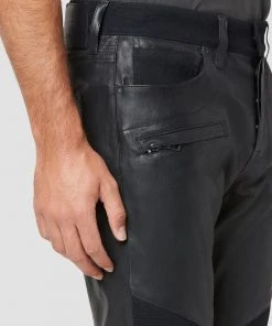 Hudson Jeans Blinder Biker V2 Skinny Leather Pant