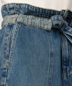 Hudson Jeans Women's Belted Cinched Waist Skirt