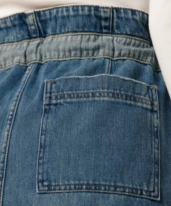 Hudson Jeans Women's Belted Cinched Waist Skirt