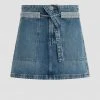Hudson Jeans Women's Belted Cinched Waist Skirt