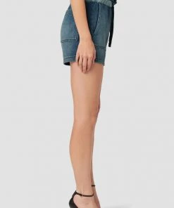 Hudson Jeans Women's Belted Cinched Waist Short 14 Hudson Jeans Women's Belted Cinched Waist Short