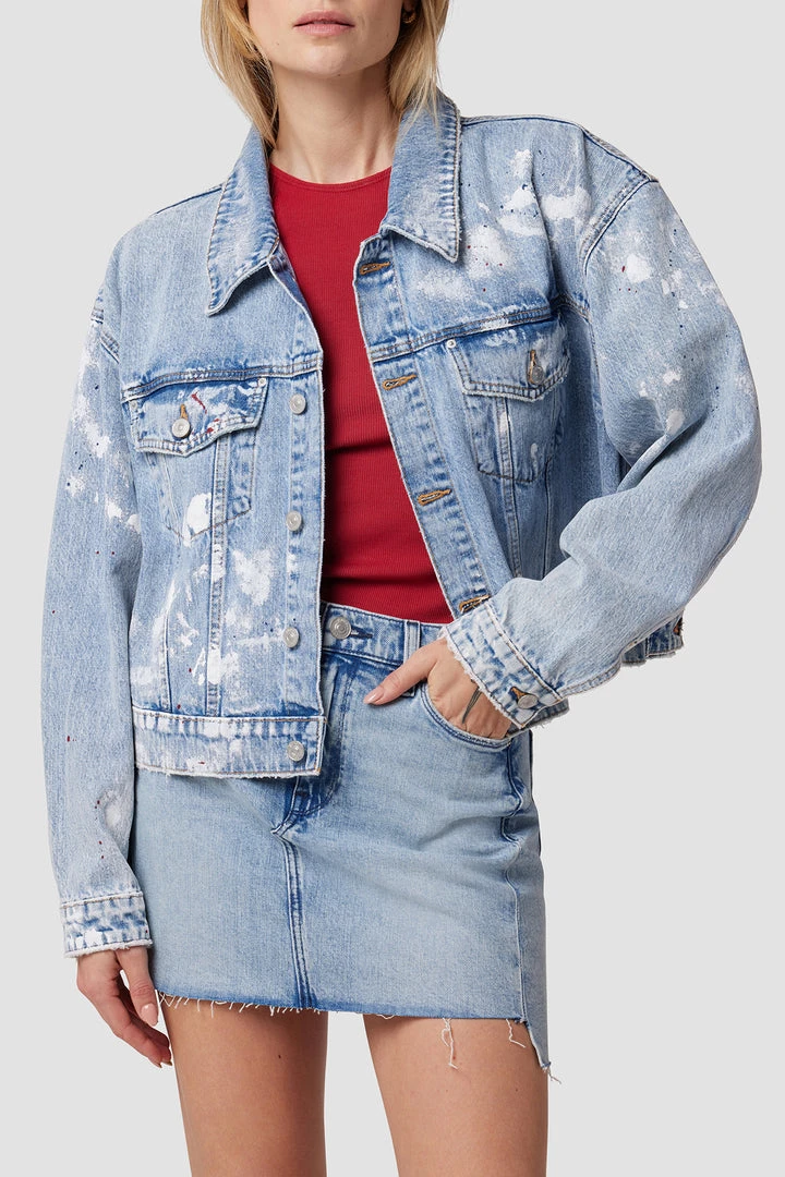 Hudson Jeans Women's Brea Swing Trucker Jacket 5 Hudson Jeans Women's Brea Swing Trucker Jacket