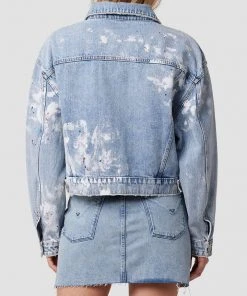 Hudson Jeans Women's Brea Swing Trucker Jacket 13 Hudson Jeans Women's Brea Swing Trucker Jacket