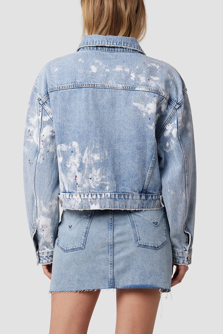 Hudson Jeans Women's Brea Swing Trucker Jacket 7 Hudson Jeans Women's Brea Swing Trucker Jacket