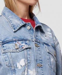 Hudson Jeans Women's Brea Swing Trucker Jacket 14 Hudson Jeans Women's Brea Swing Trucker Jacket