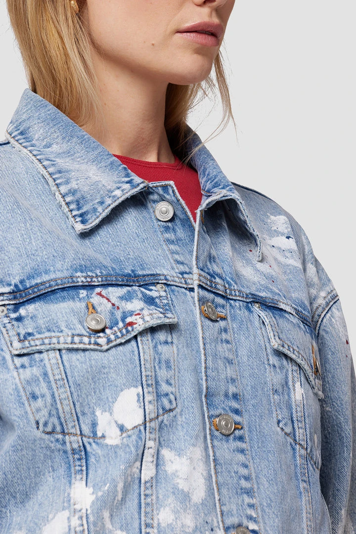 Hudson Jeans Women's Brea Swing Trucker Jacket 8 Hudson Jeans Women's Brea Swing Trucker Jacket