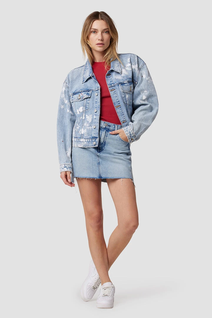 Hudson Jeans Women's Brea Swing Trucker Jacket 9 Hudson Jeans Women's Brea Swing Trucker Jacket