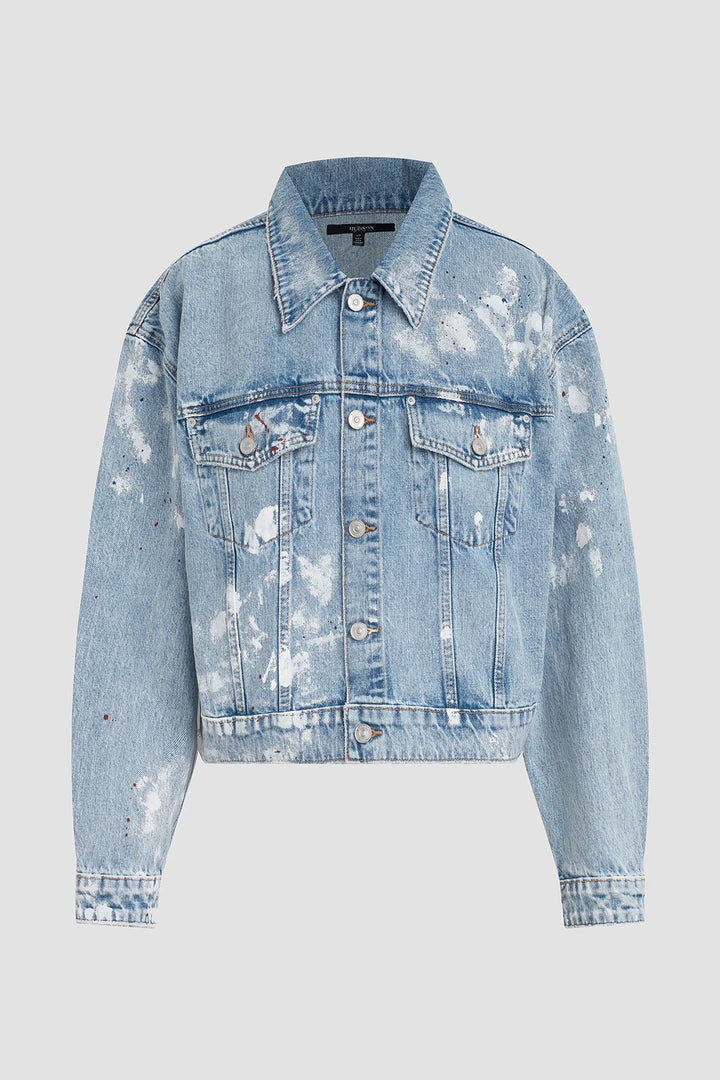 Hudson Jeans Women's Brea Swing Trucker Jacket 3 Hudson Jeans Women's Brea Swing Trucker Jacket