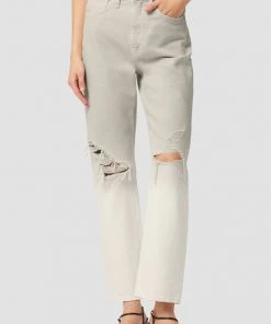 Hudson Jeans Jade High-Rise Straight Loose Fit Jean