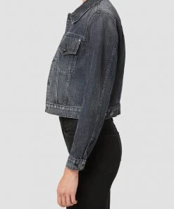 Hudson Jeans Gia Cropped Classic Trucker Women's