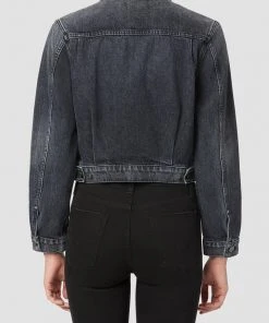 Hudson Jeans Gia Cropped Classic Trucker Women's