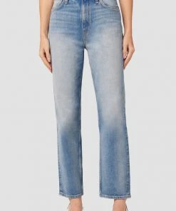 Hudson Jeans Women's Jade High-Rise Straight Leg Jean