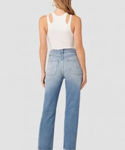 Hudson Jeans Women's Jade High-Rise Straight Leg Jean