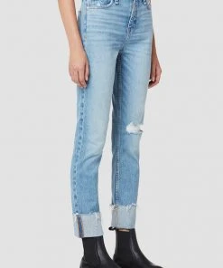 Hudson Jeans Holly High-Rise Straight Ankle Jean