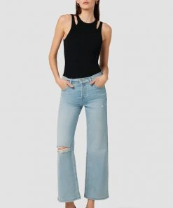Hudson Jeans Rosie High-Rise Wide Leg Ankle Jean 18 Hudson Jeans Rosie High-Rise Wide Leg Ankle Jean