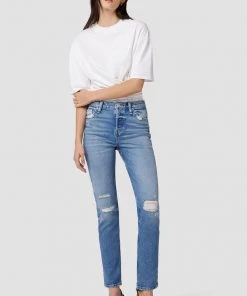 Hudson Jeans Holly High-Rise Straight Jean