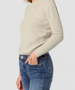 Hudson Jeans Twist Back Open Knit Sweater Women's