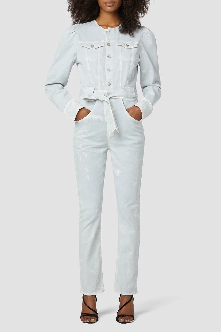 Hudson Jeans Puff Sleeve Denim Jumpsuit 3 Hudson Jeans Puff Sleeve Denim Jumpsuit