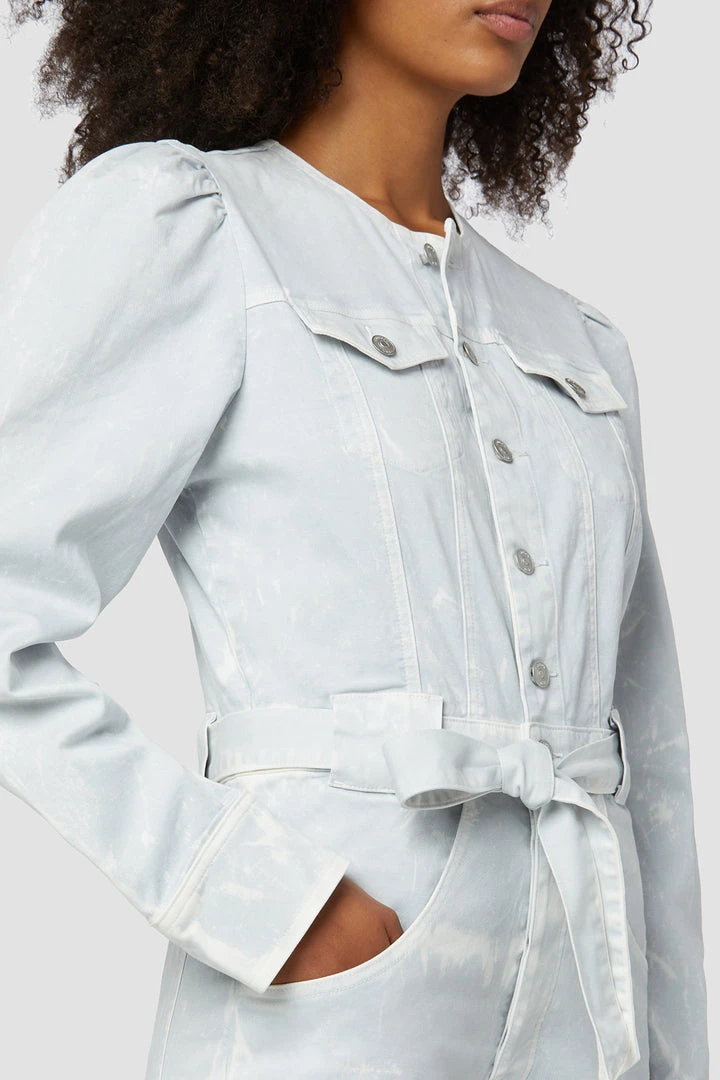 Hudson Jeans Puff Sleeve Denim Jumpsuit 6 Hudson Jeans Puff Sleeve Denim Jumpsuit