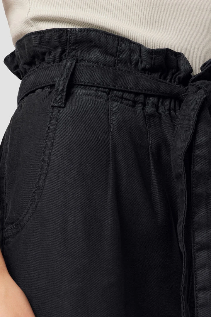 Hudson Jeans Paper Bag Wide Leg Cropped Trouser Women's 8 Hudson Jeans Paper Bag Wide Leg Cropped Trouser Women's