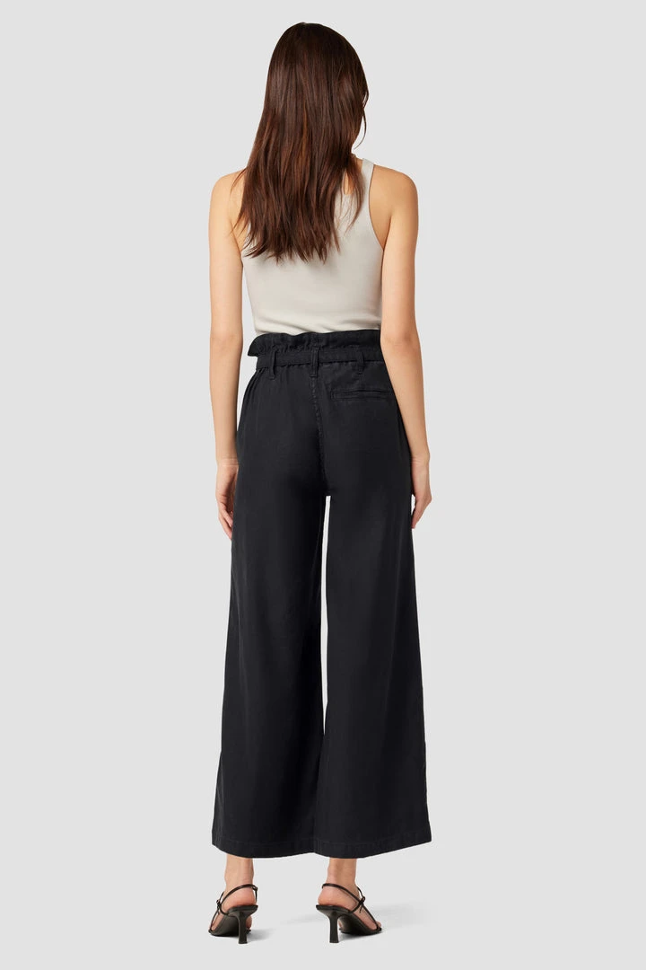 Hudson Jeans Paper Bag Wide Leg Cropped Trouser Women's 11 Hudson Jeans Paper Bag Wide Leg Cropped Trouser Women's