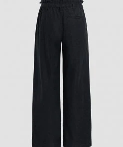 Hudson Jeans Paper Bag Wide Leg Cropped Trouser Women's
