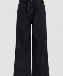 Hudson Jeans Paper Bag Wide Leg Cropped Trouser Women's