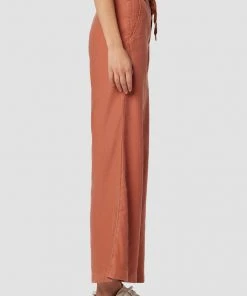 Hudson Jeans Drawstring Wide Leg Crop Trouser