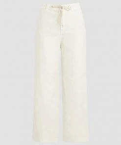 Hudson Jeans Drawstring Wide Leg Crop Trouser Women's