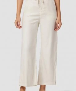 Hudson Jeans Drawstring Wide Leg Crop Trouser Women's