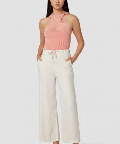 Hudson Jeans Drawstring Wide Leg Crop Trouser Women's