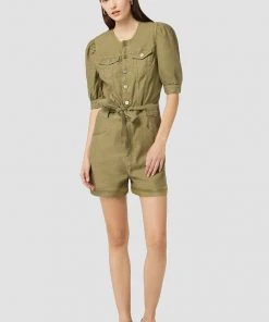 Hudson Jeans Puff Sleeve Romper Women's