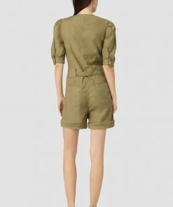 Hudson Jeans Puff Sleeve Romper Women's