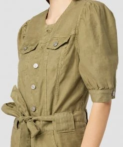 Hudson Jeans Puff Sleeve Romper Women's