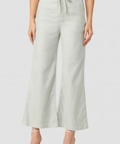 Hudson Jeans Drawstring Wide Leg Crop Trouser