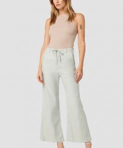 Hudson Jeans Drawstring Wide Leg Crop Trouser