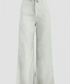 Hudson Jeans Drawstring Wide Leg Crop Trouser